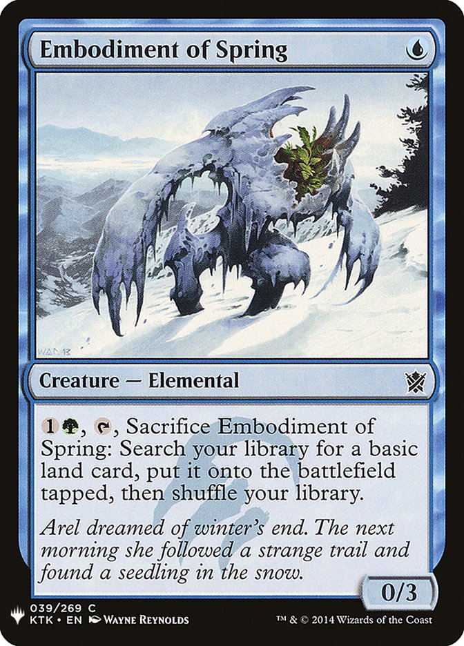 Embodiment of Spring [Mystery Booster] - Magic: The Gathering - Card Brawlers | Quebec | Canada |