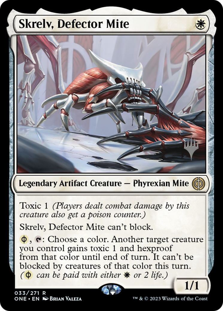 Skrelv, Defector Mite (Promo Pack) [Phyrexia: All Will Be One Promos] - Magic: The Gathering - Card Brawlers | Quebec | Canada |