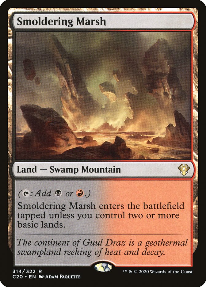 Smoldering Marsh [Commander 2020] - Magic: The Gathering - Card Brawlers | Quebec | Canada |