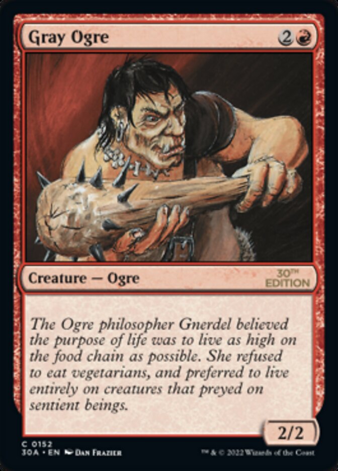 Gray Ogre [30th Anniversary Edition] - Magic: The Gathering - Card Brawlers | Quebec | Canada |