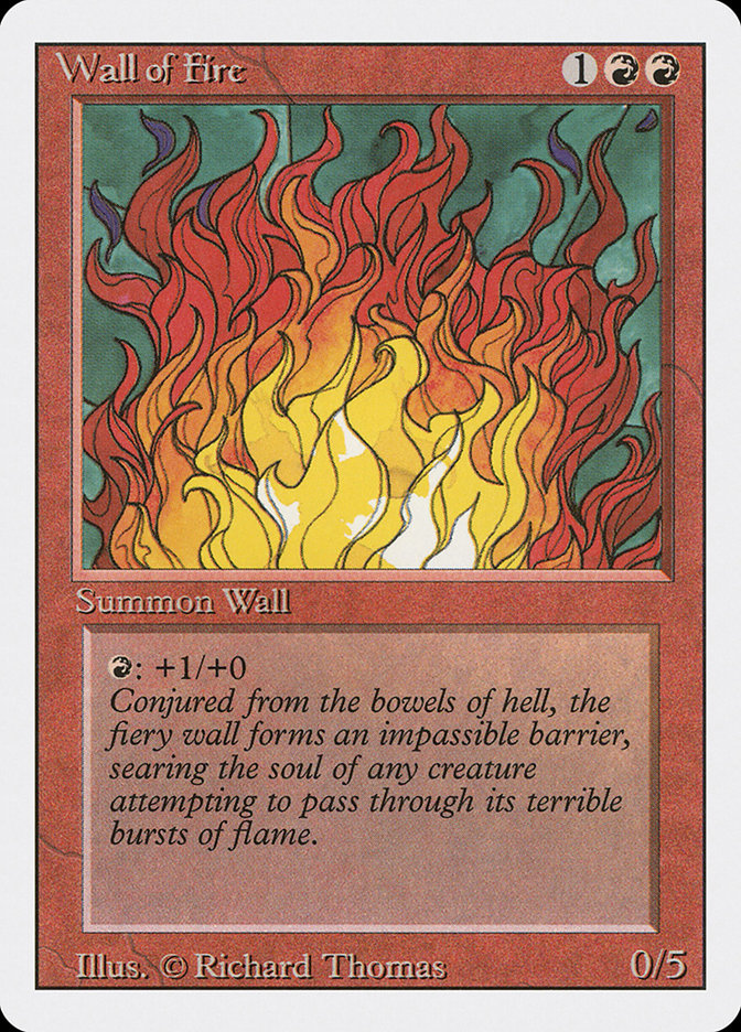 Wall of Fire [Revised Edition] - Magic: The Gathering - Card Brawlers | Quebec | Canada |