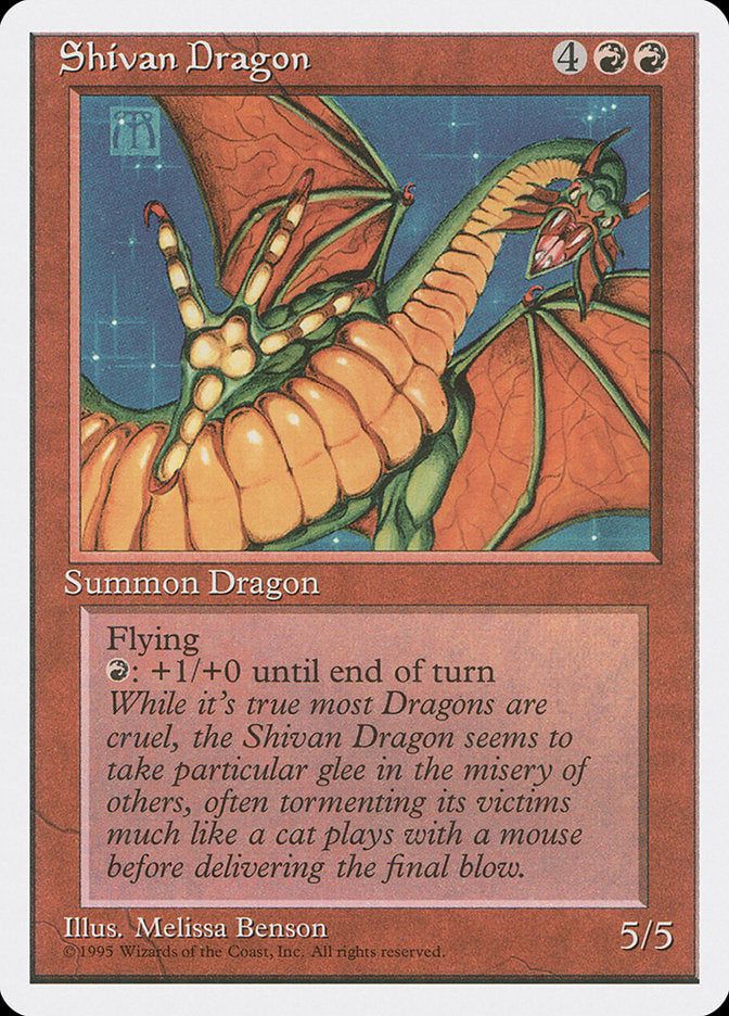 Shivan Dragon [Fourth Edition] - Magic: The Gathering - Card Brawlers | Quebec | Canada |