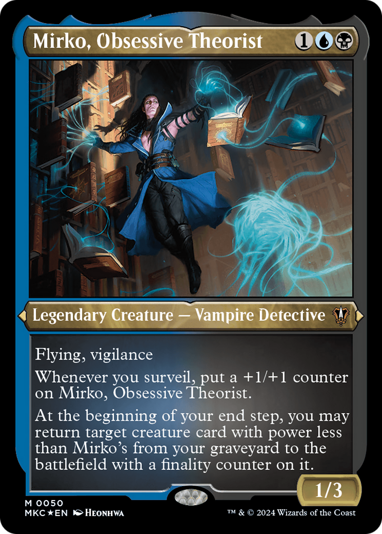 Mirko, Obsessive Theorist (Display Commander) [Murders at Karlov Manor Commander] - Magic: The Gathering - Card Brawlers | Quebec | Canada |