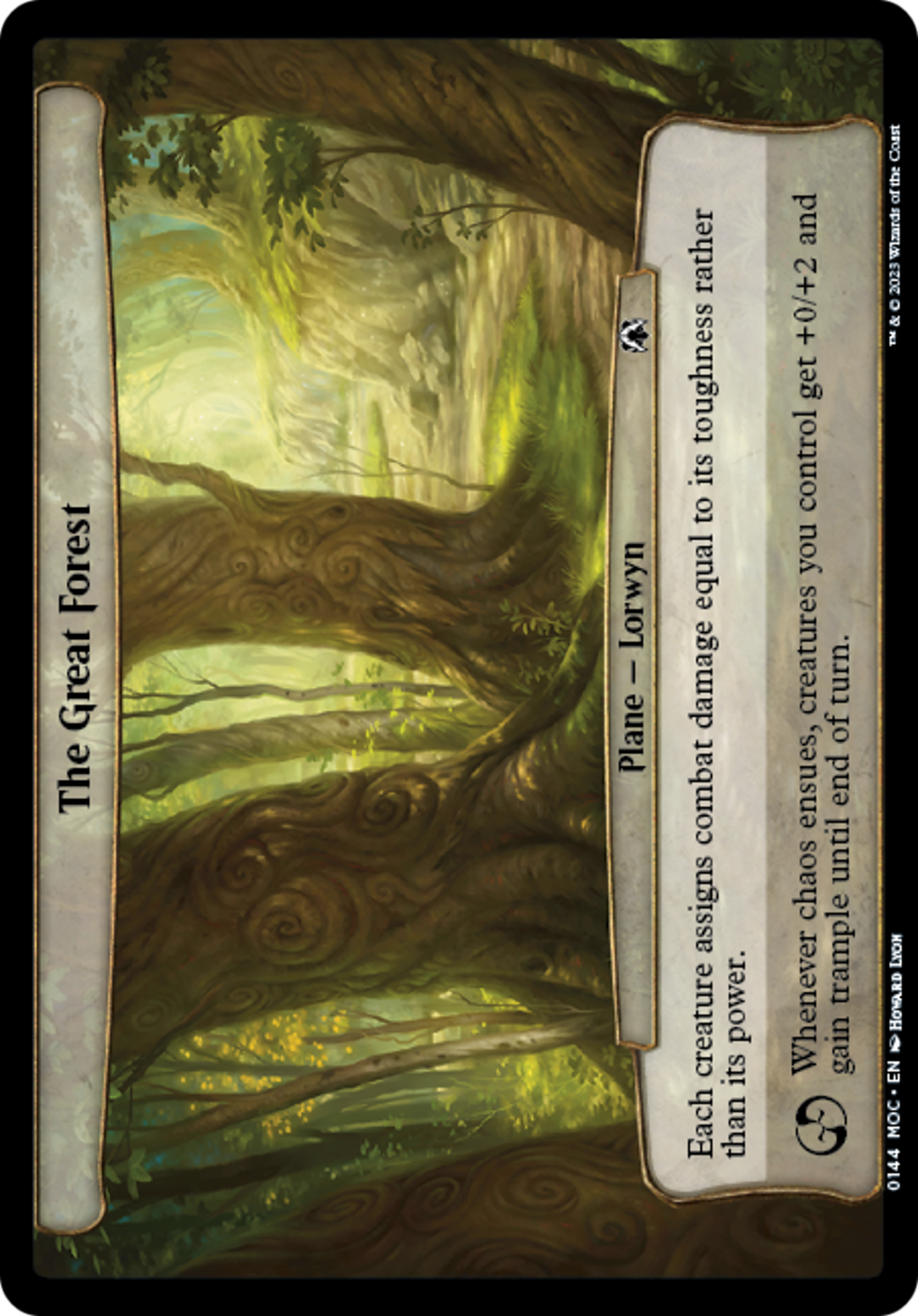 The Great Forest [March of the Machine Commander] - Magic: The Gathering - Card Brawlers | Quebec | Canada |