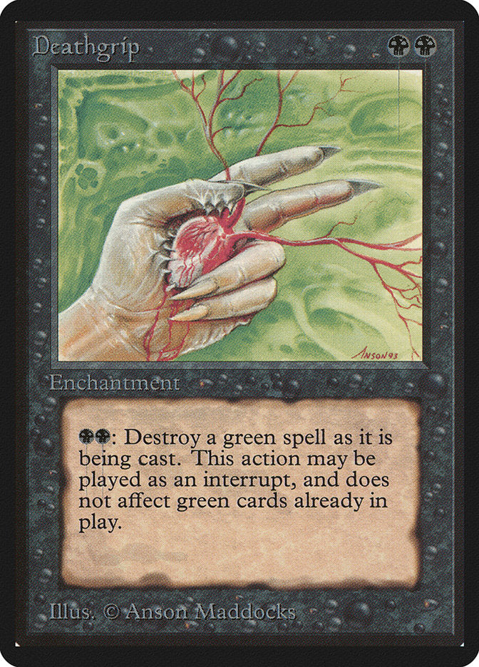 Deathgrip [Beta Edition] - Magic: The Gathering - Card Brawlers | Quebec | Canada |
