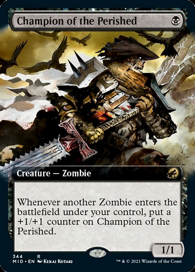 Champion of the Perished (Extended Art) [Innistrad: Midnight Hunt] - Magic: The Gathering - Card Brawlers | Quebec | Canada |