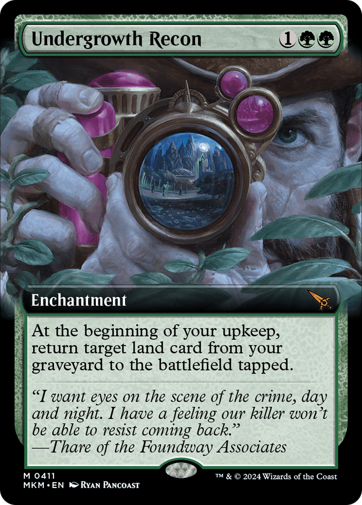 Undergrowth Recon (Extended Art) [Murders at Karlov Manor] - Magic: The Gathering - Card Brawlers | Quebec | Canada |