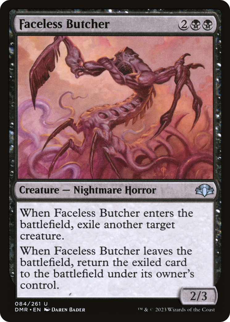 Faceless Butcher [Dominaria Remastered] - Magic: The Gathering - Card Brawlers | Quebec | Canada |