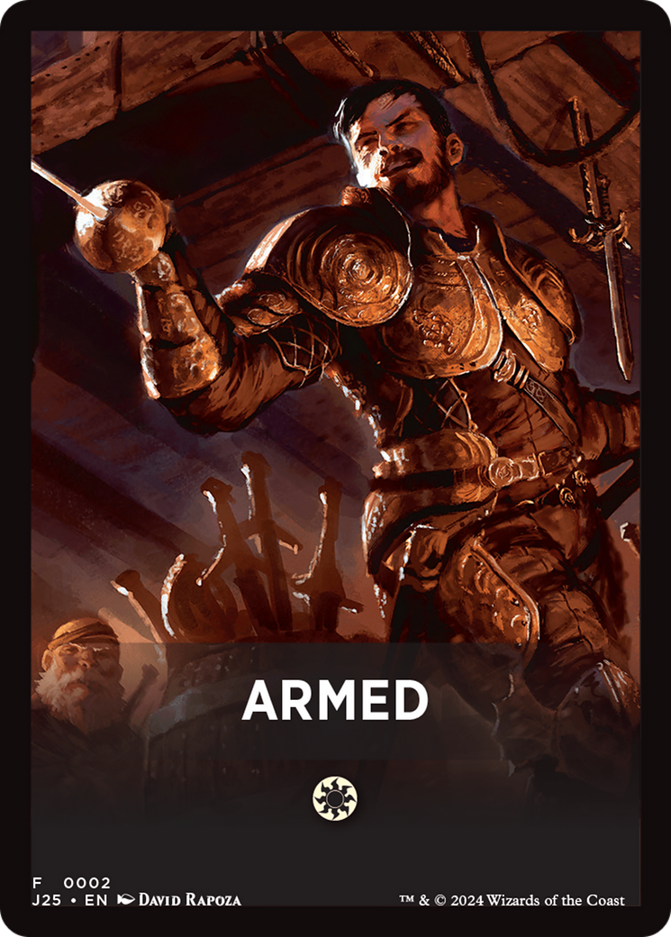 Armed Theme Card [Foundations Jumpstart Front Cards] - Magic: The Gathering - Card Brawlers | Quebec | Canada |