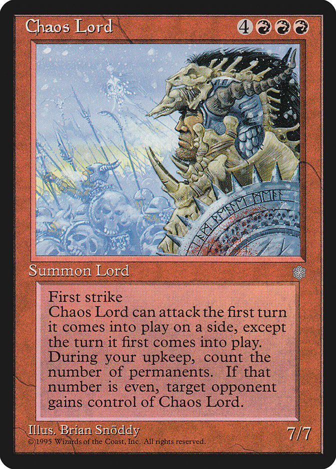 Chaos Lord [Ice Age] - Magic: The Gathering - Card Brawlers | Quebec | Canada |