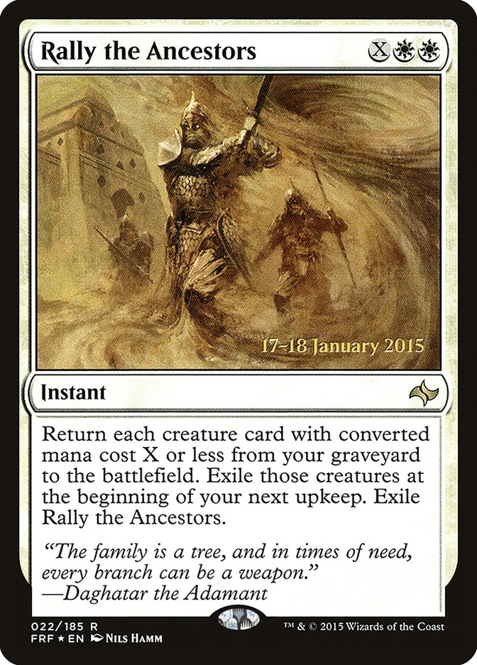 Rally the Ancestors [Fate Reforged Prerelease Promos] - Magic: The Gathering - Card Brawlers | Quebec | Canada |