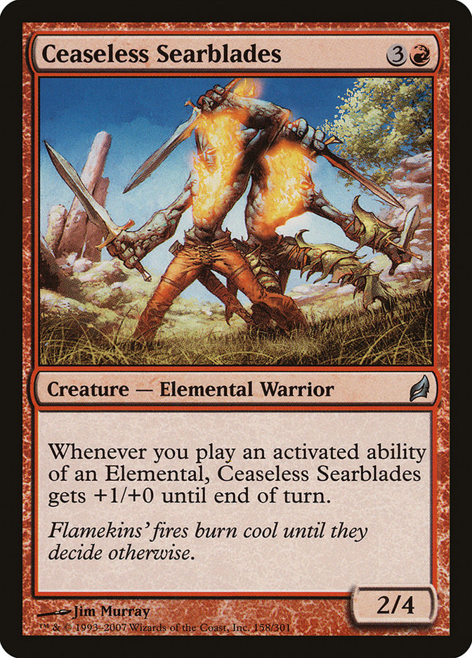 Ceaseless Searblades [Lorwyn] - Magic: The Gathering - Card Brawlers | Quebec | Canada |