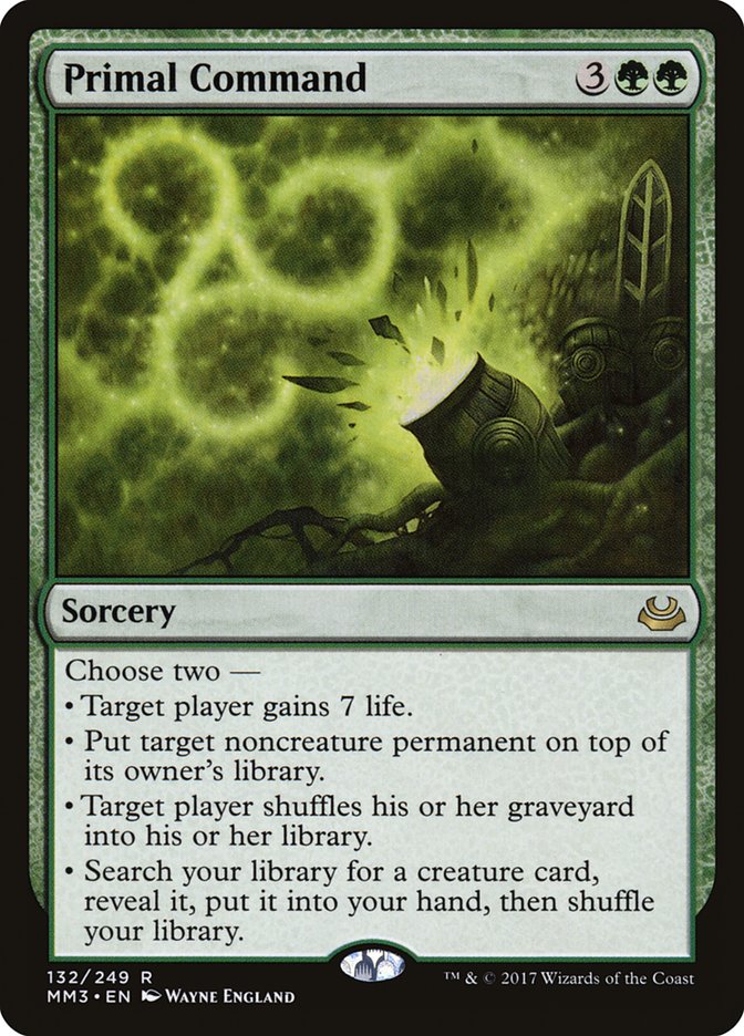 Primal Command [Modern Masters 2017] - Magic: The Gathering - Card Brawlers | Quebec | Canada |