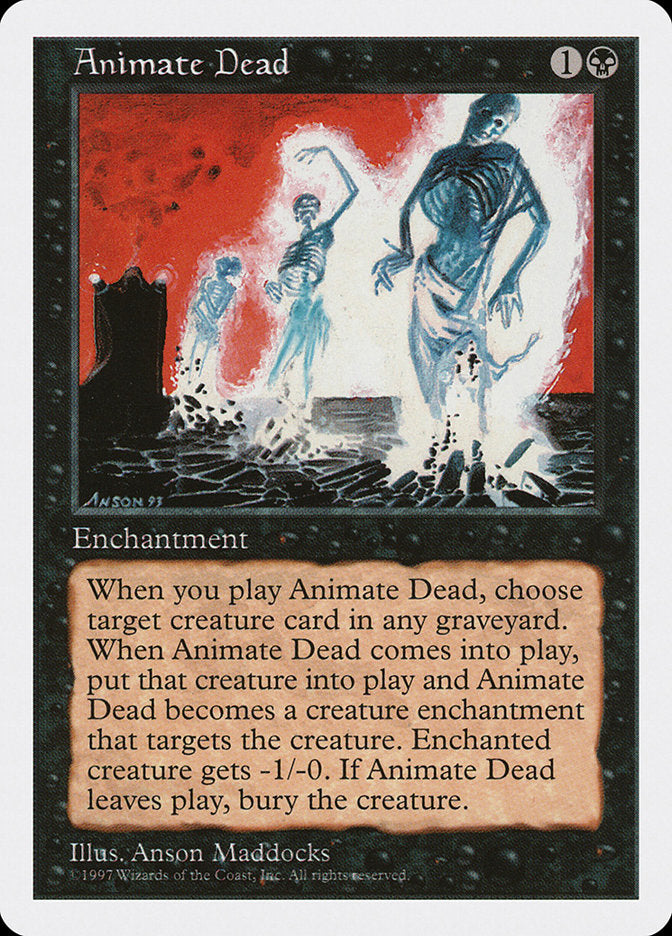Animate Dead [Fifth Edition] - Magic: The Gathering - Card Brawlers | Quebec | Canada |