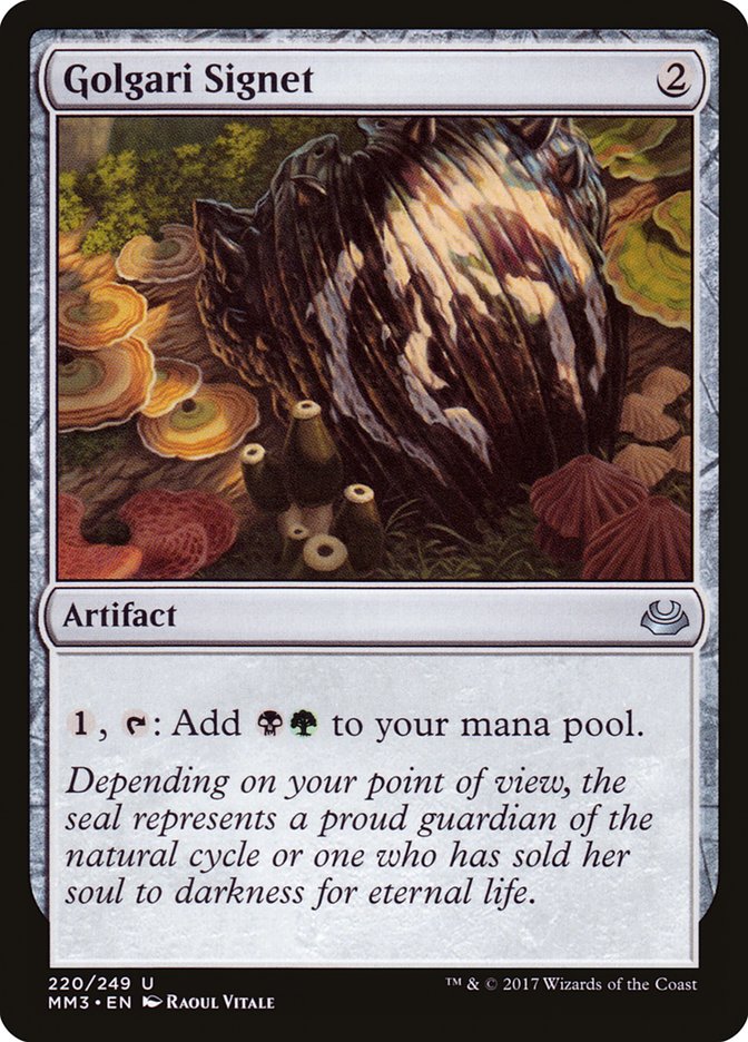 Golgari Signet [Modern Masters 2017] - Magic: The Gathering - Card Brawlers | Quebec | Canada |