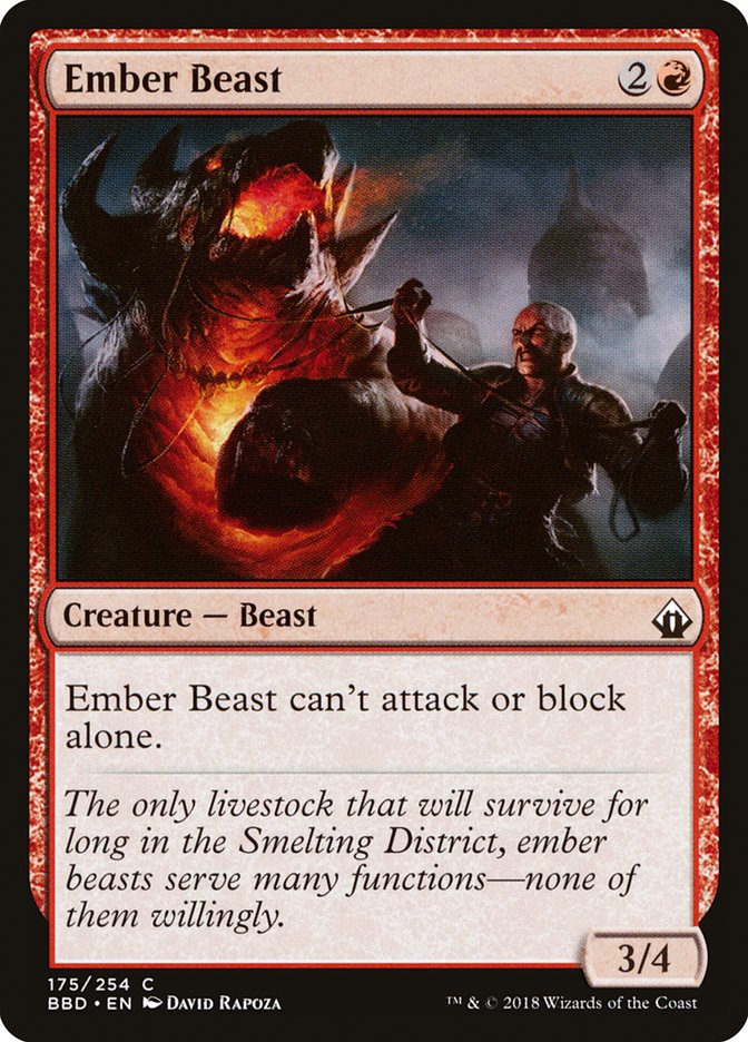 Ember Beast [Battlebond] - Magic: The Gathering - Card Brawlers | Quebec | Canada |