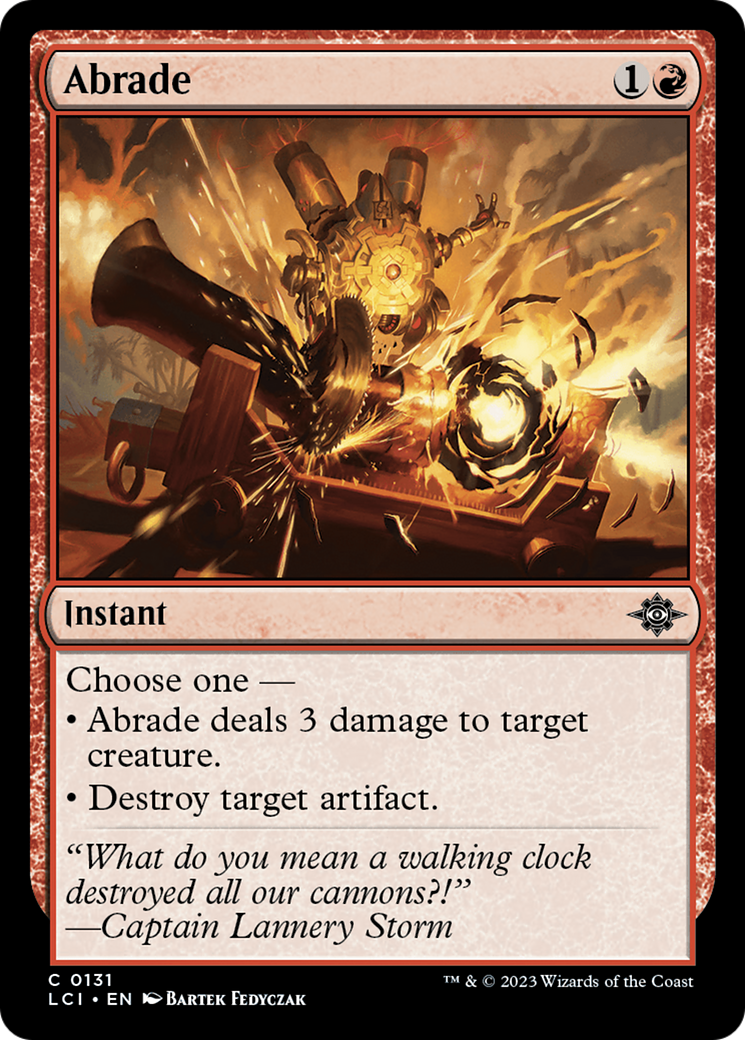 Abrade [The Lost Caverns of Ixalan] - Magic: The Gathering - Card Brawlers | Quebec | Canada |