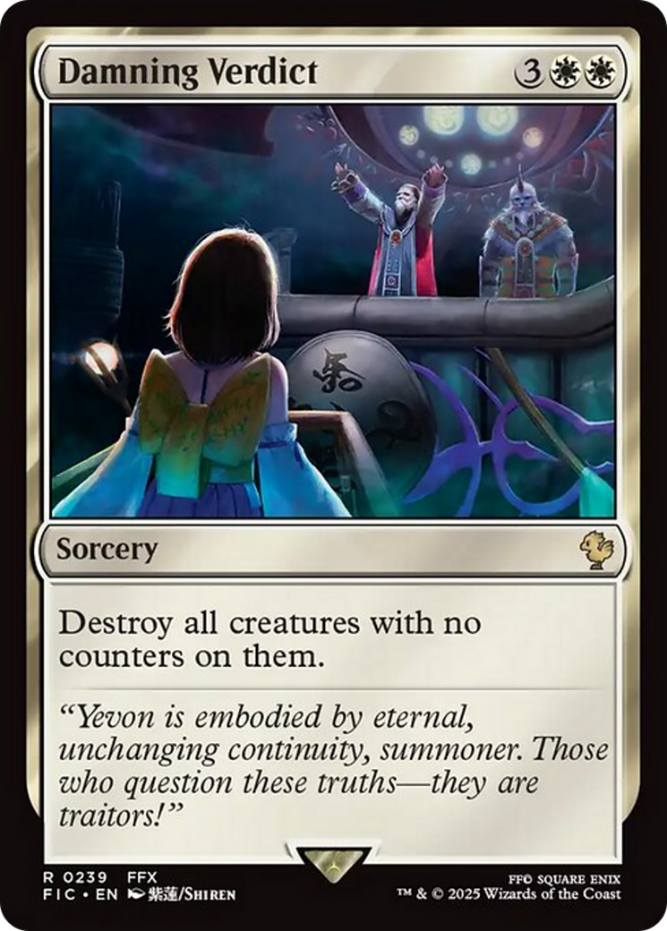 Damning Verdict [FINAL FANTASY Commander] - Magic: The Gathering - Card Brawlers | Quebec | Canada |