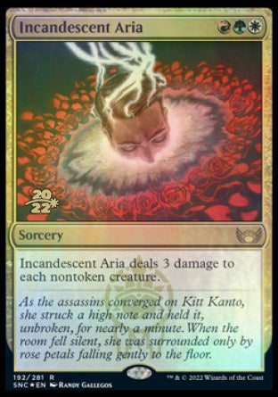 Incandescent Aria [Streets of New Capenna Prerelease Promos] - Magic: The Gathering - Card Brawlers | Quebec | Canada |