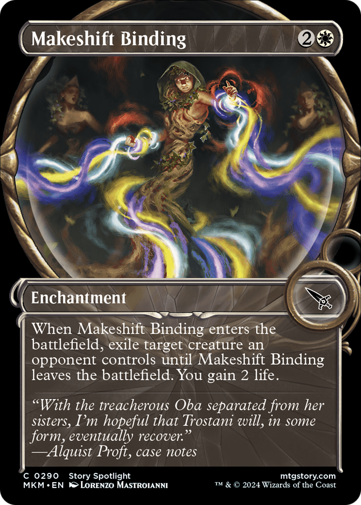 Makeshift Binding (Showcase) [Murders at Karlov Manor] - Magic: The Gathering - Card Brawlers | Quebec | Canada |