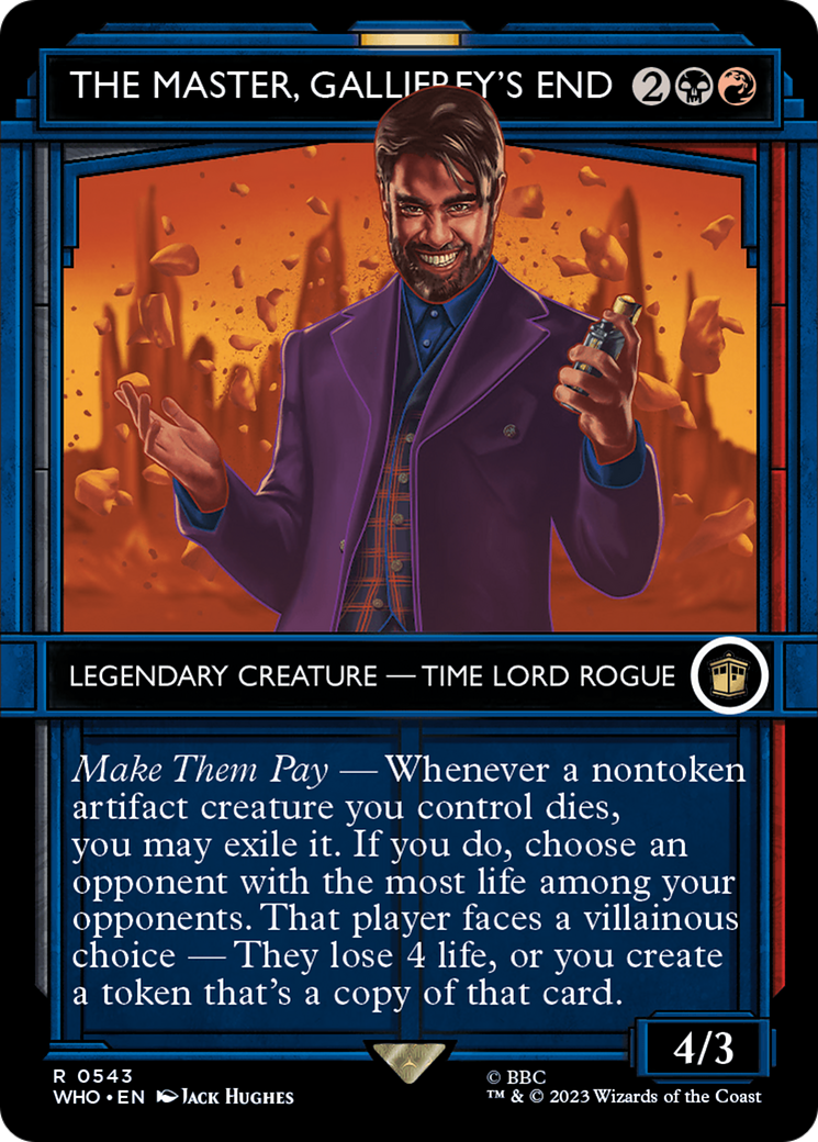 The Master, Gallifrey's End (Showcase) [Doctor Who] - Magic: The Gathering - Card Brawlers | Quebec | Canada |