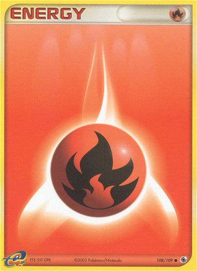 Fire Energy (108/109) [EX: Ruby & Sapphire] - Pokémon - Card Brawlers | Quebec | Canada |