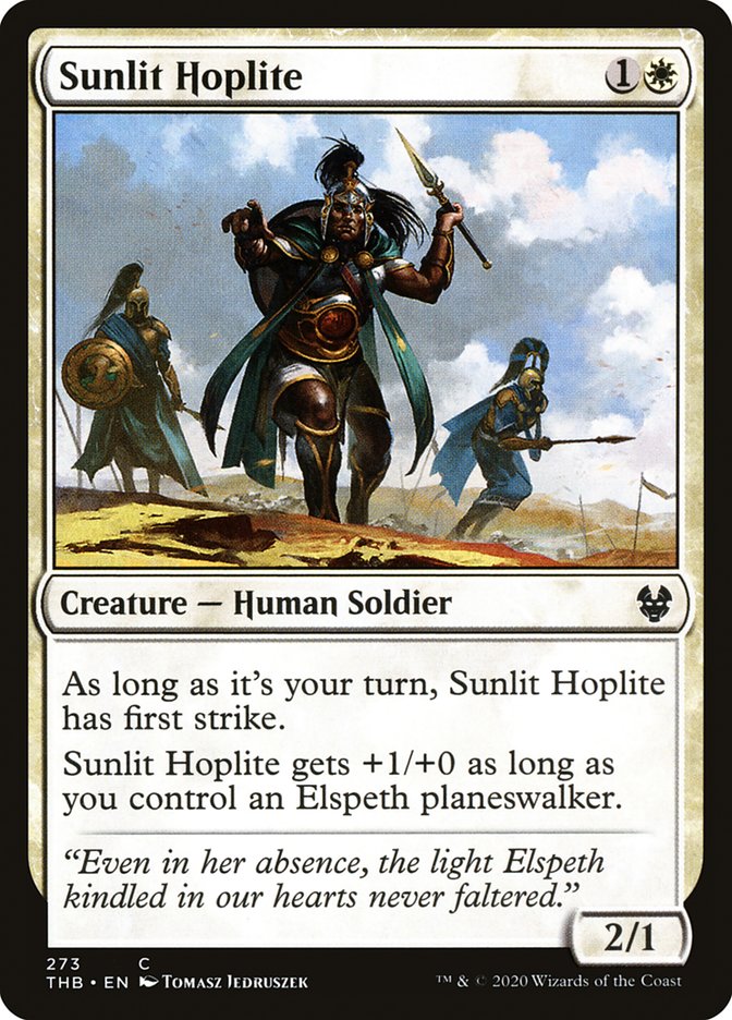 Sunlit Hoplite [Theros Beyond Death] - Magic: The Gathering - Card Brawlers | Quebec | Canada |