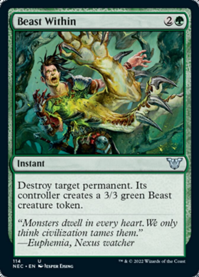Beast Within [Kamigawa: Neon Dynasty Commander] - Magic: The Gathering - Card Brawlers | Quebec | Canada |