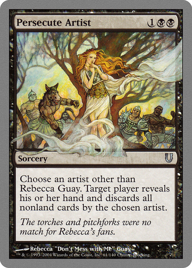 Persecute Artist [Unhinged] - Magic: The Gathering - Card Brawlers | Quebec | Canada |