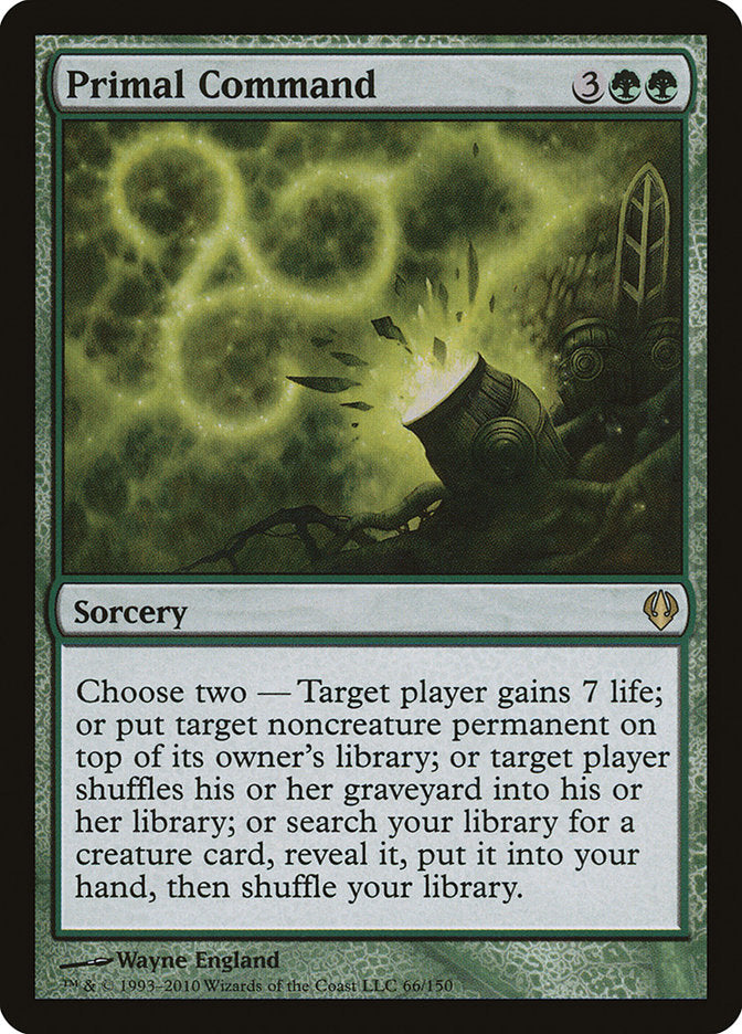 Primal Command [Archenemy] - Magic: The Gathering - Card Brawlers | Quebec | Canada |