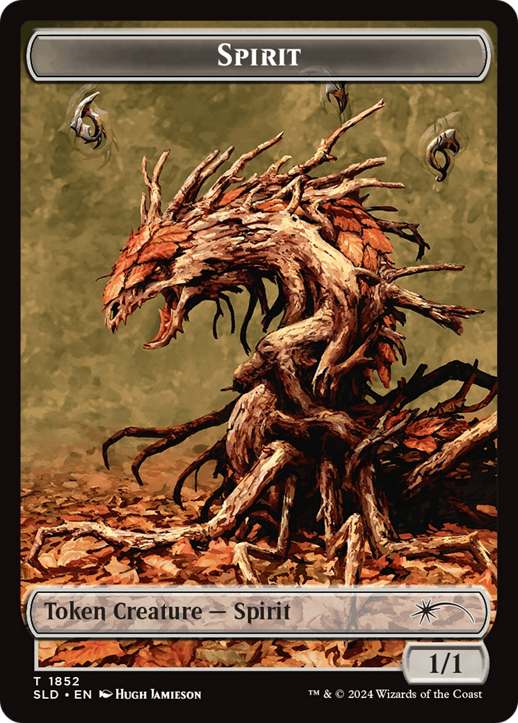 Spirit (SLD) // Shapeshifter (KHM) Double-Sided Token [Secret Lair: From Cute to Brute Tokens] - Magic: The Gathering - Card Brawlers | Quebec | Canada |