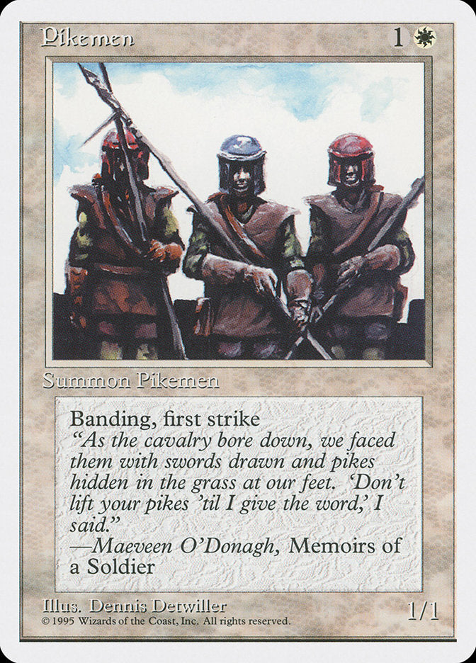 Pikemen [Fourth Edition] - Magic: The Gathering - Card Brawlers | Quebec | Canada |