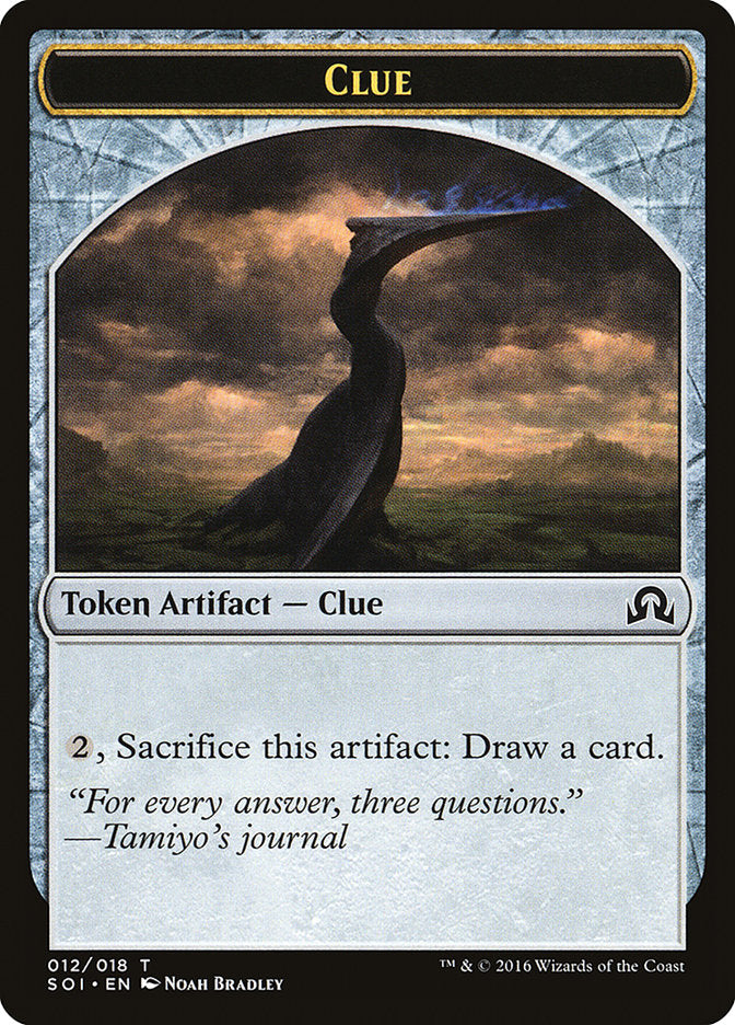 Clue Token (012/018) [Shadows over Innistrad Tokens] - Magic: The Gathering - Card Brawlers | Quebec | Canada |