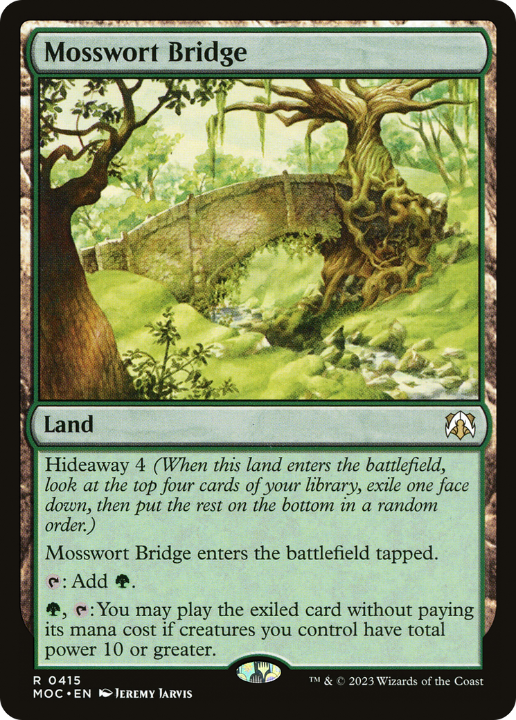 Mosswort Bridge [March of the Machine Commander] - Magic: The Gathering - Card Brawlers | Quebec | Canada |