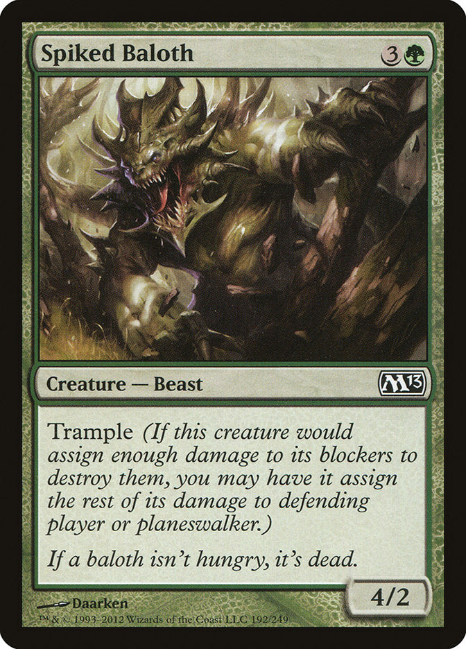 Spiked Baloth [Magic 2013] - Magic: The Gathering - Card Brawlers | Quebec | Canada |