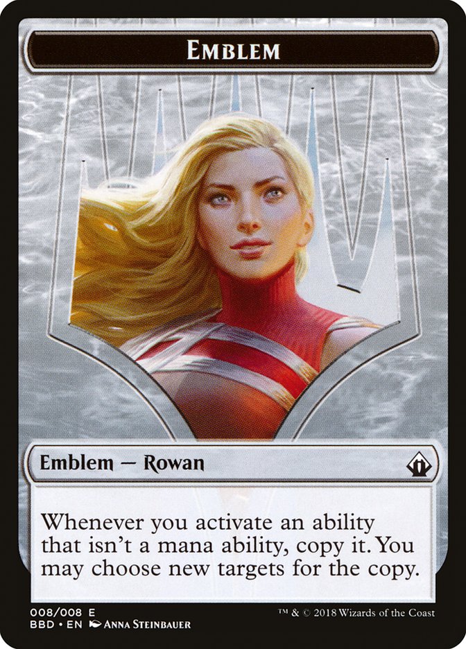 Rowan Kenrith Emblem [Battlebond Tokens] - Magic: The Gathering - Card Brawlers | Quebec | Canada |