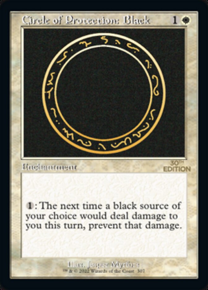 Circle of Protection: Black (Retro) [30th Anniversary Edition] - Magic: The Gathering - Card Brawlers | Quebec | Canada |