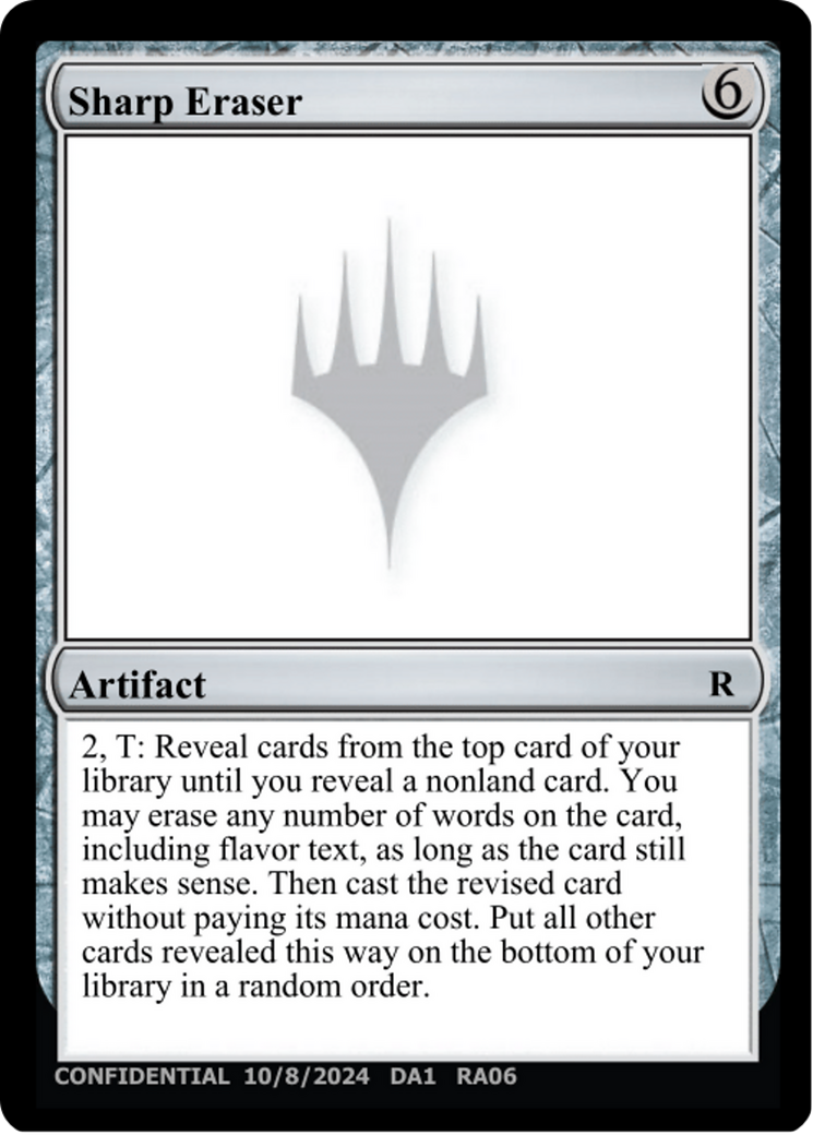 Sharp Eraser [Unknown Event] - Magic: The Gathering - Card Brawlers | Quebec | Canada |