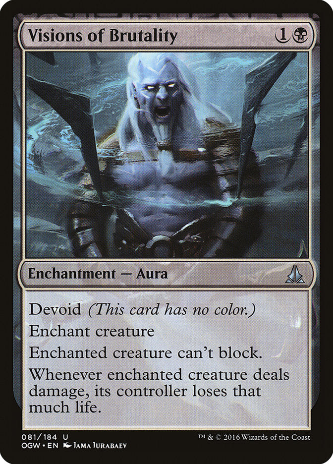 Visions of Brutality [Oath of the Gatewatch] - Magic: The Gathering - Card Brawlers | Quebec | Canada |
