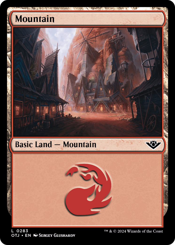 Mountain (0283) [Outlaws of Thunder Junction] - Magic: The Gathering - Card Brawlers | Quebec | Canada |