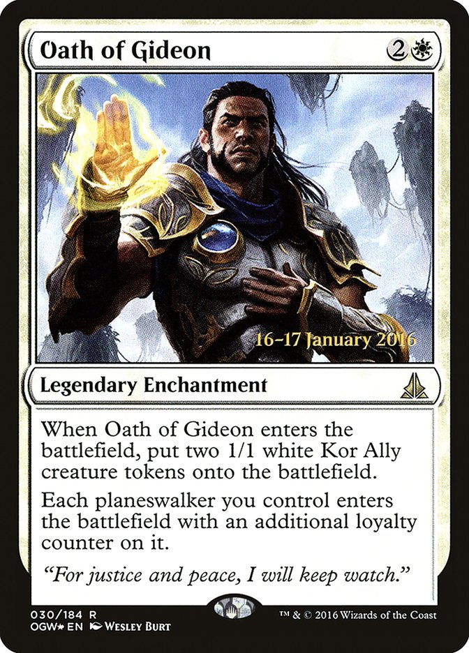 Oath of Gideon [Oath of the Gatewatch Prerelease Promos] - Magic: The Gathering - Card Brawlers | Quebec | Canada |
