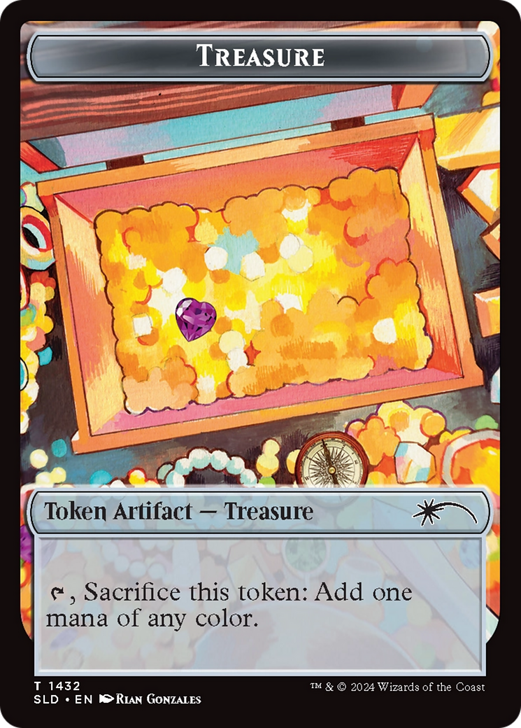 Treasure Token (1432) (Rainbow Foil) [Secret Lair Drop Series] - Magic: The Gathering - Card Brawlers | Quebec | Canada |