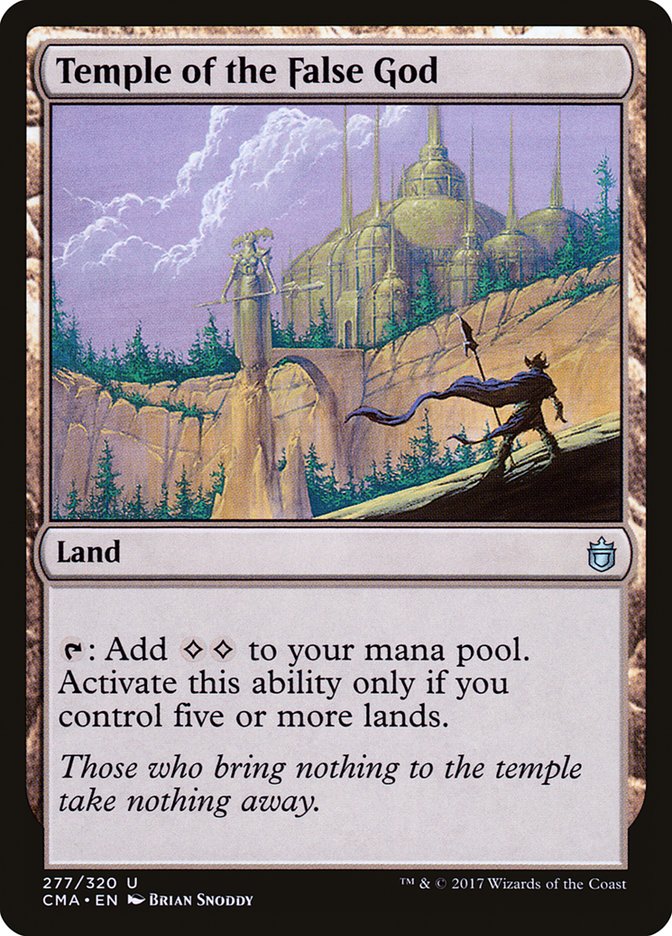 Temple of the False God [Commander Anthology] - Magic: The Gathering - Card Brawlers | Quebec | Canada |