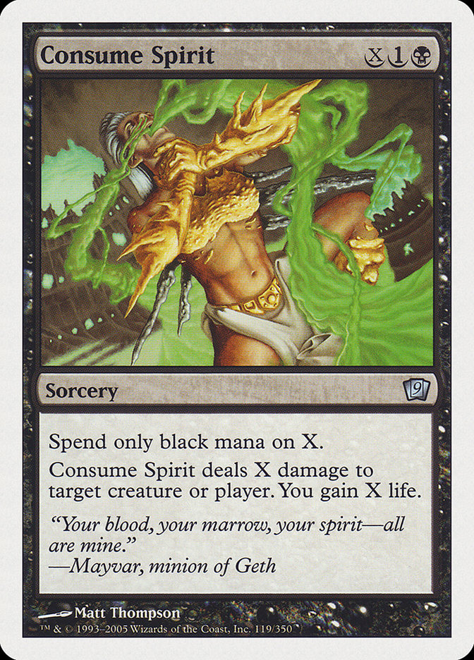 Consume Spirit [Ninth Edition] - Magic: The Gathering - Card Brawlers | Quebec | Canada |