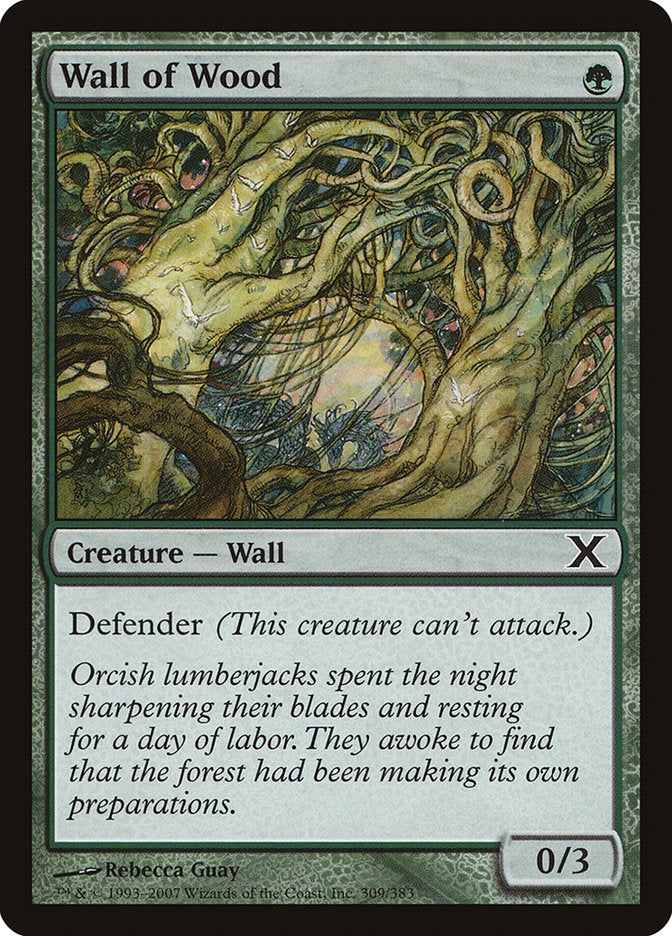 Wall of Wood [Tenth Edition] - Magic: The Gathering - Card Brawlers | Quebec | Canada |