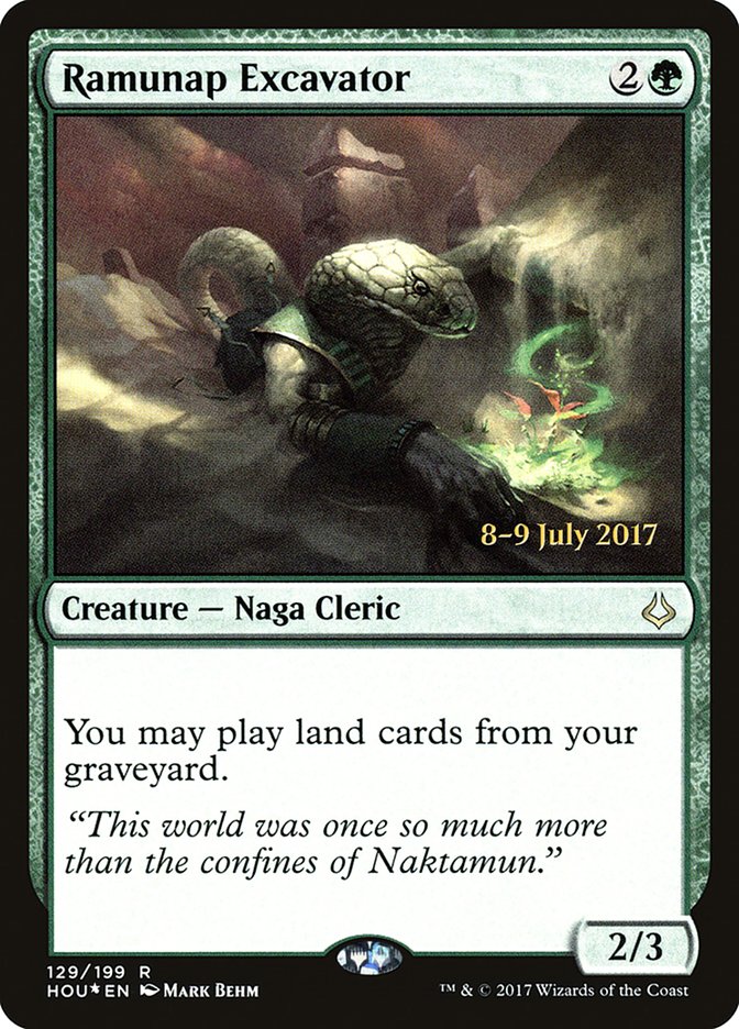 Ramunap Excavator [Hour of Devastation Prerelease Promos] - Magic: The Gathering - Card Brawlers | Quebec | Canada |