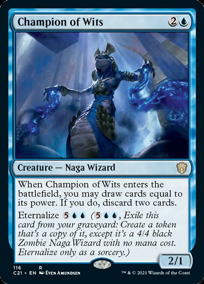 Champion of Wits [Commander 2021] - Magic: The Gathering - Card Brawlers | Quebec | Canada |