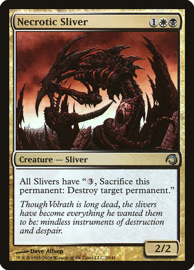 Necrotic Sliver [Premium Deck Series: Slivers] - Magic: The Gathering - Card Brawlers | Quebec | Canada |