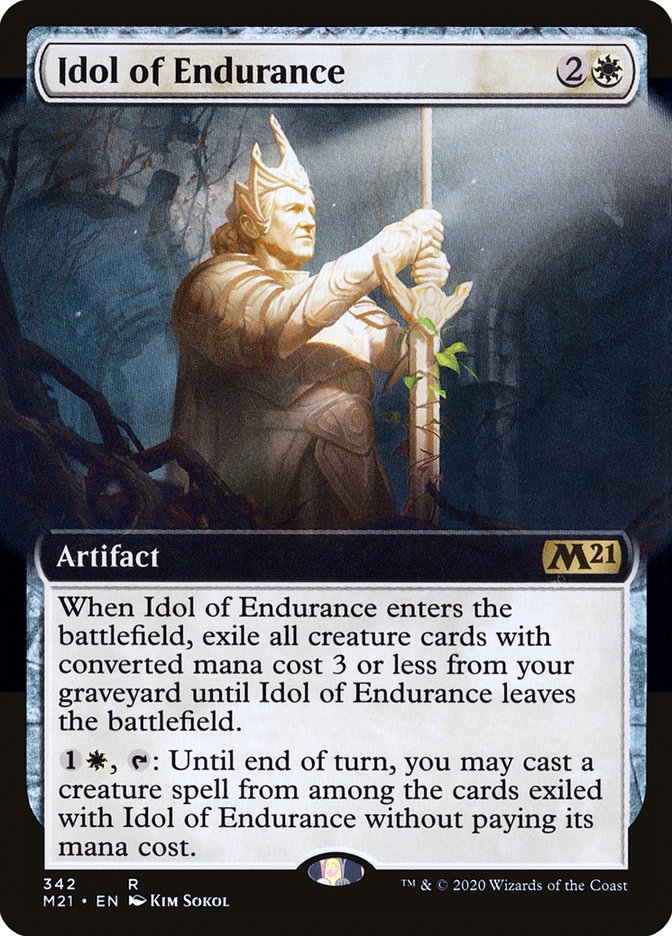 Idol of Endurance (Extended Art) [Core Set 2021] - Magic: The Gathering - Card Brawlers | Quebec | Canada |