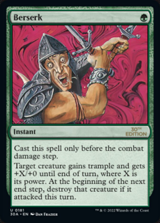 Berserk [30th Anniversary Edition] - Magic: The Gathering - Card Brawlers | Quebec | Canada |